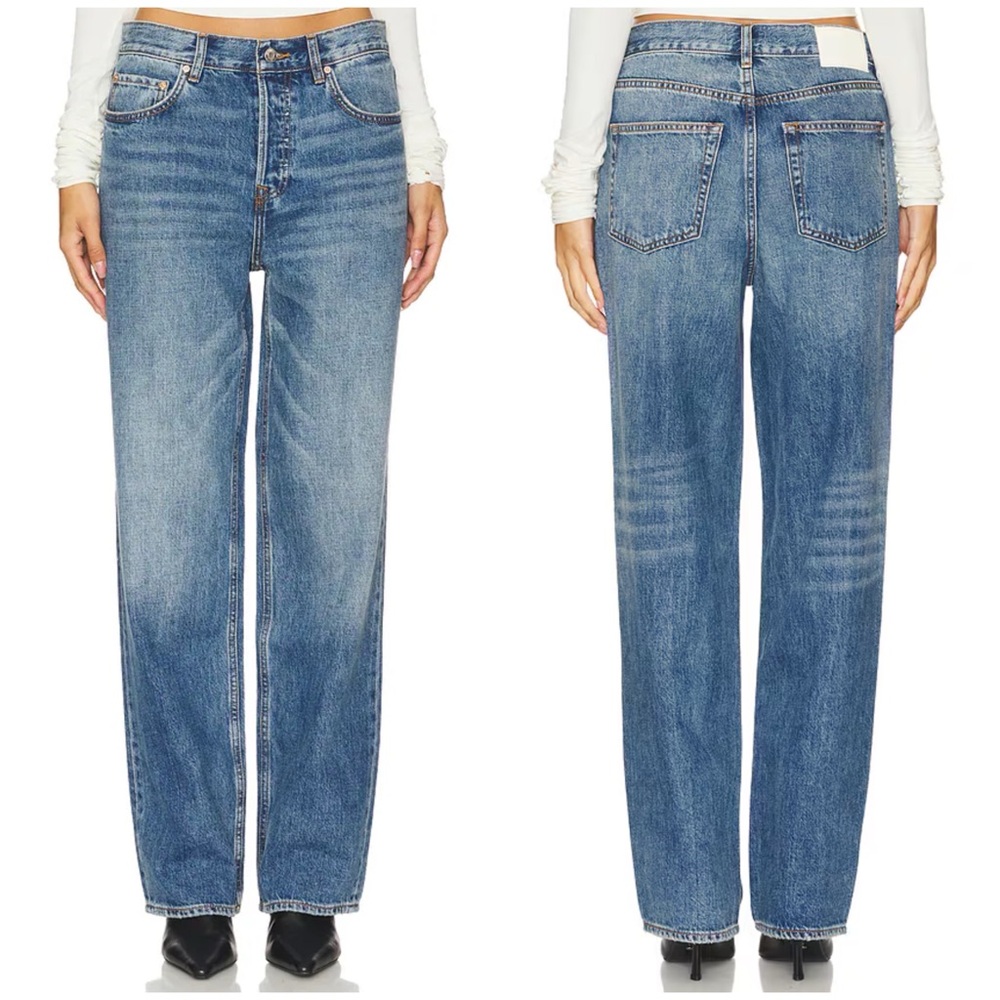 GRLFRND Bella Low Rise Boyfriend in Gramercy Park Size 25